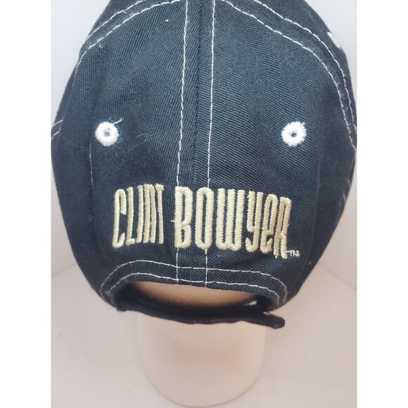 Cheerios Racing Clint Bowyer Hat Cap 33 Black White Signed Autographed - Picture 5 of 10